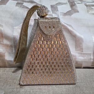 Elegant Gold Evening Bag